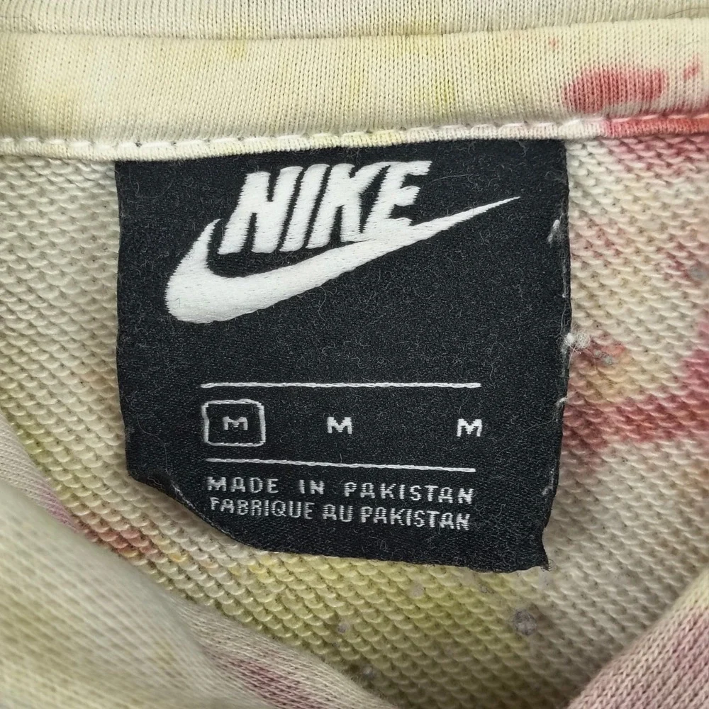 Nike Men Tie Dye Hoodie Multi Color Pastel Pullover Sweatshirt CU4345-638 Size M - Picture 5 of 10